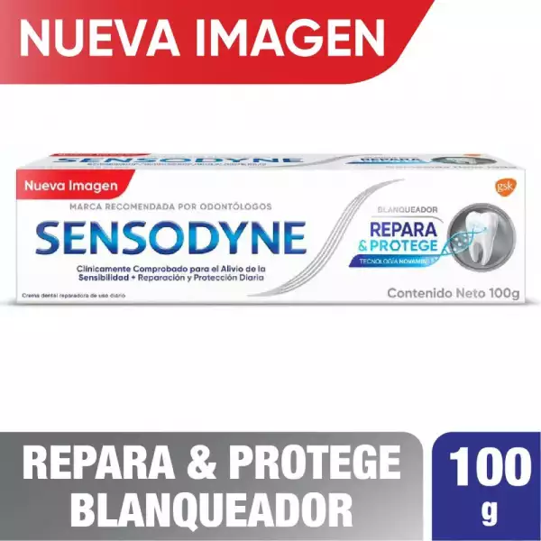 SENSODYNE REPARA PROTEGE BLANQUEADOR X100g