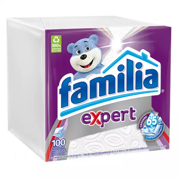 SERVILLETA FAMILIA EXPERT X100u