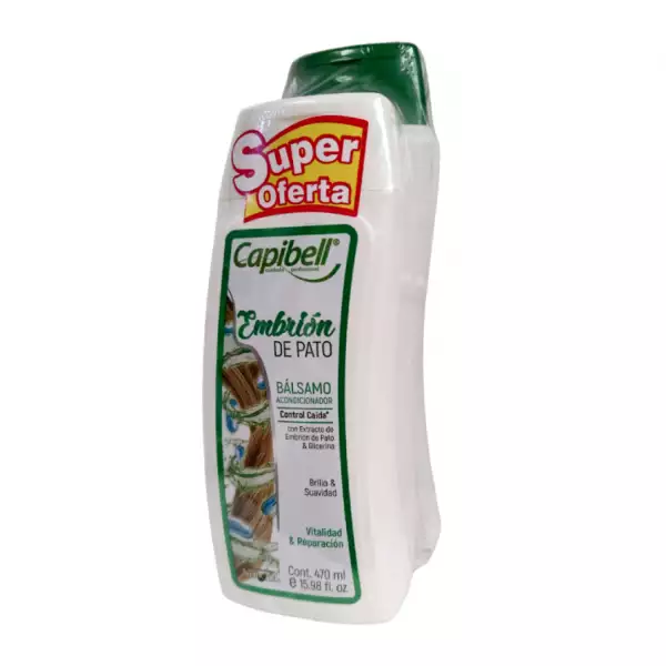 SHAMPOO CAPIBELL EMBRION  DE PATO X950ml + ACONDICIONADOR X470ml