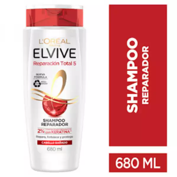 SHAMPOO ELVIVE REPARACION TOTAL X680ml