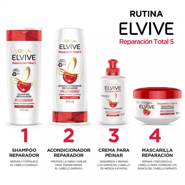 SHAMPOO ELVIVE REPARACION TOTAL X680ml