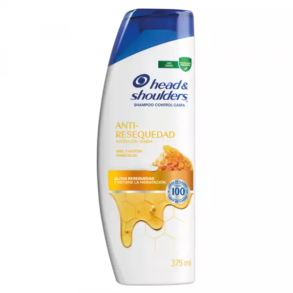 SHAMPOO HEAD SHOULDERS  ANTI-RESEQUEDAD X375ml