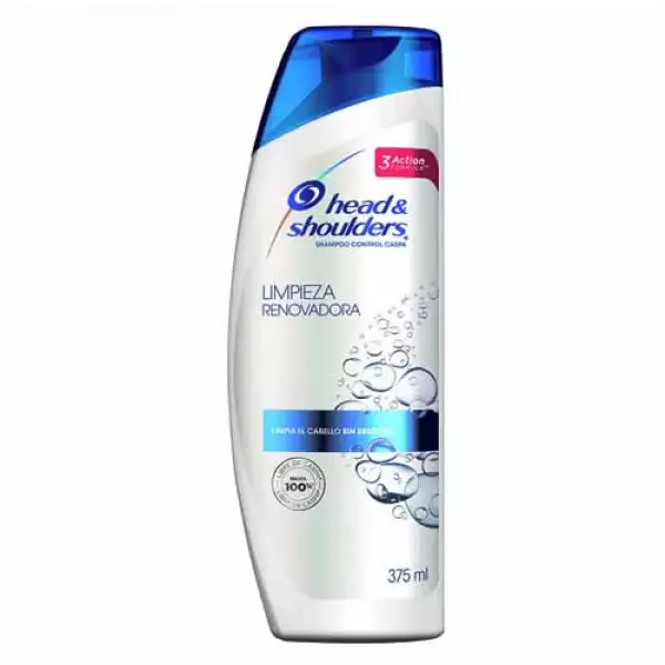 SHAMPOO HEAD SHOULDERS LIMPIEZA RENOVADORA  X375ml