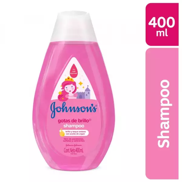 SHAMPOO JOHNSON GOTAS DE BRILLO X400ml