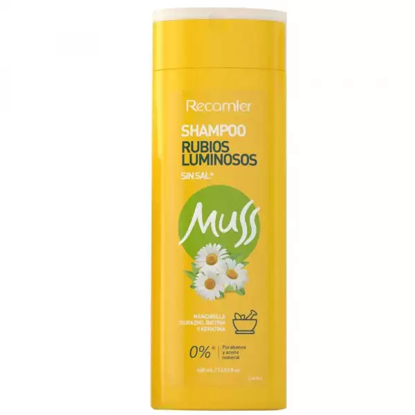 SHAMPOO MUSS RUBIO LUMINOSO X400ml