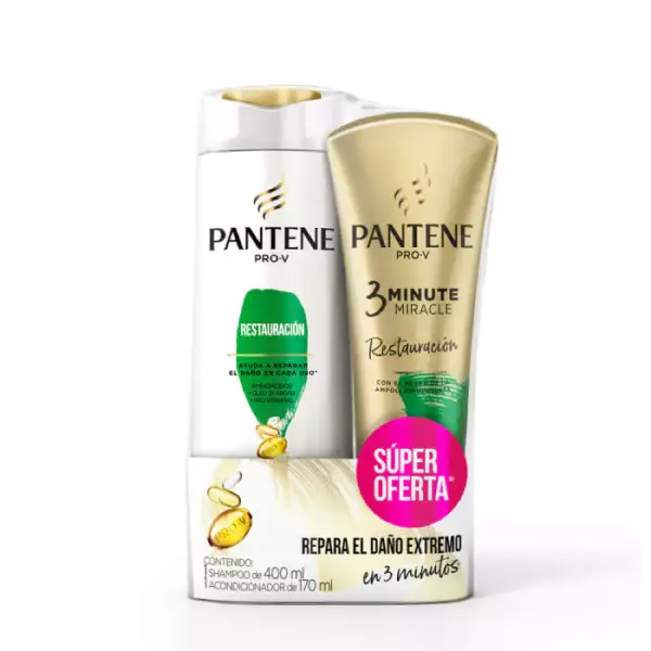 SHAMPOO PANTENE RESTAURACION X400ml +ACO 3MM X170ml