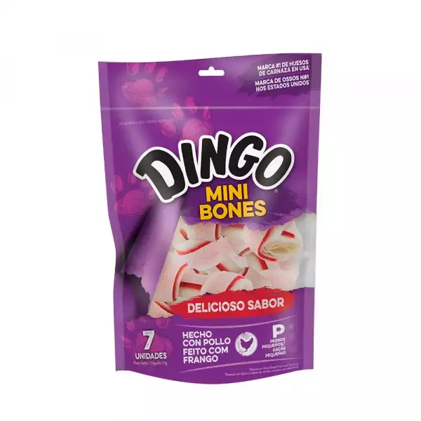 SNACKS DINGO MINI BONES X70g