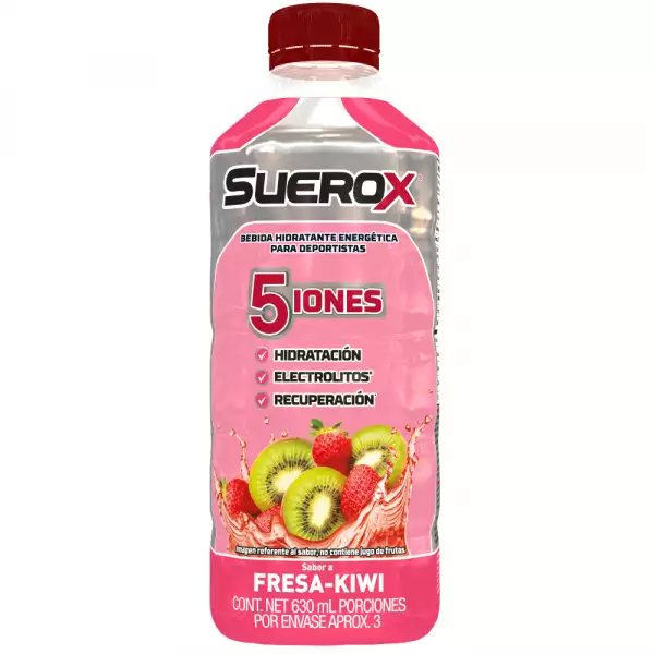 SUEROX BEBIDA HIDRATANTE FRESA KIWI X630ml