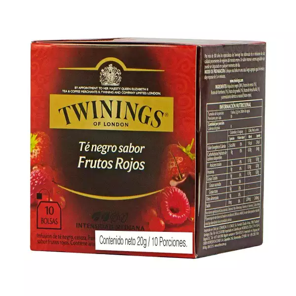 TE TWININGS FRUTOS ROJOS X10u X2g