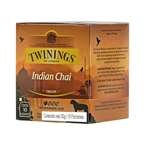 TE TWININGS INDIAN CHAI X10 SOBRES