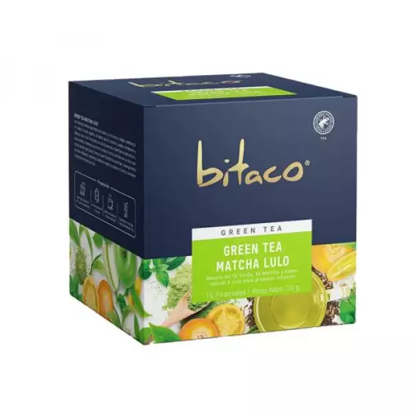 TE VERDE BITACO MATCHA LULO X10 SOBRES