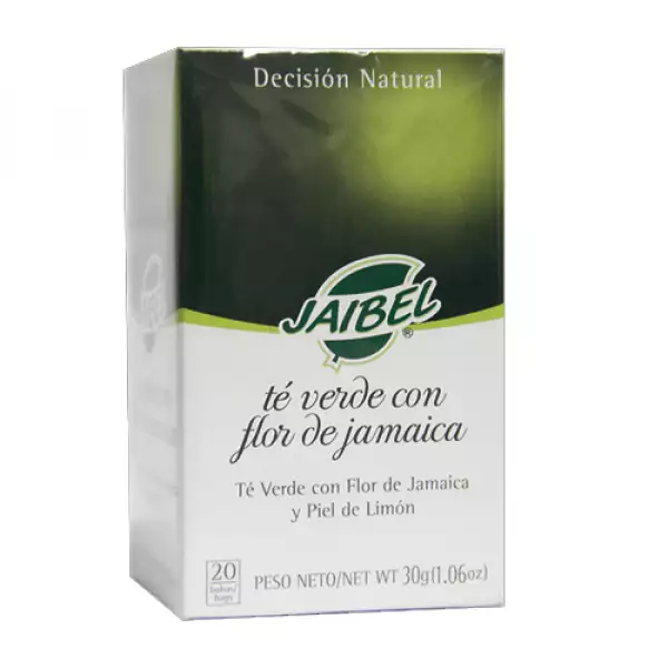 TE VERDE JAIBEL FLOR DE JAMAICA X20s