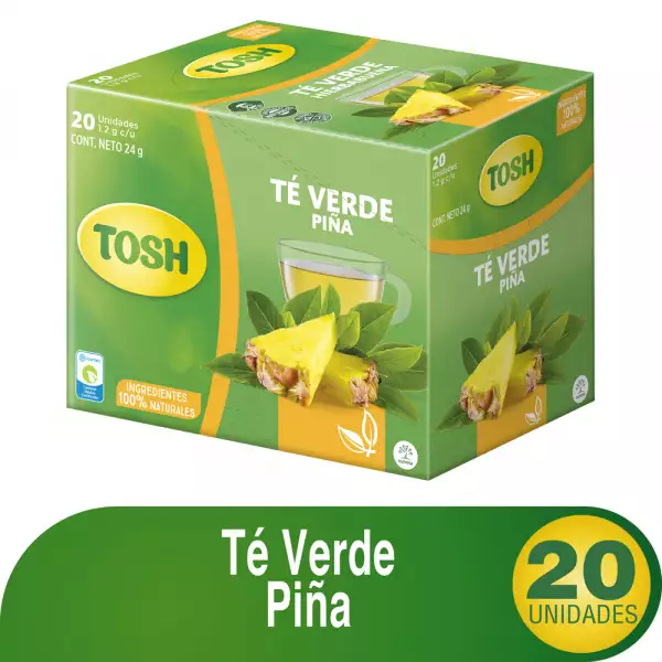 TE VERDE TOSH PIÑA 20 SOBRES