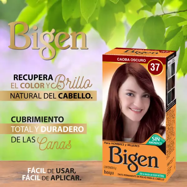 TINTE BIGEN 37 CAOBA OSCURO