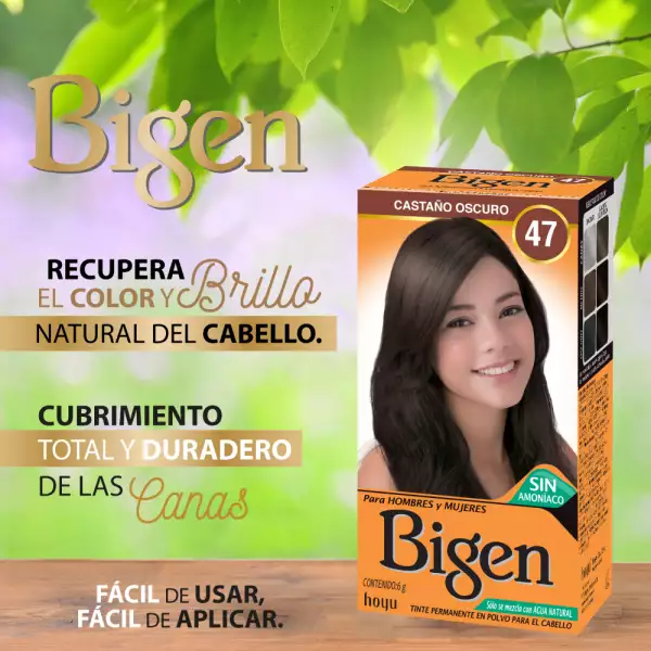 TINTE BIGEN 47 CASTAÑO OSCURO
