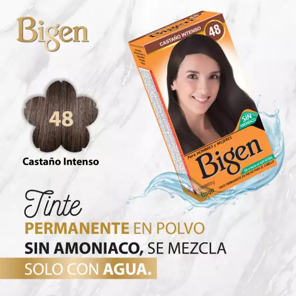 TINTE BIGEN 48 CASTAÑO INTENSO