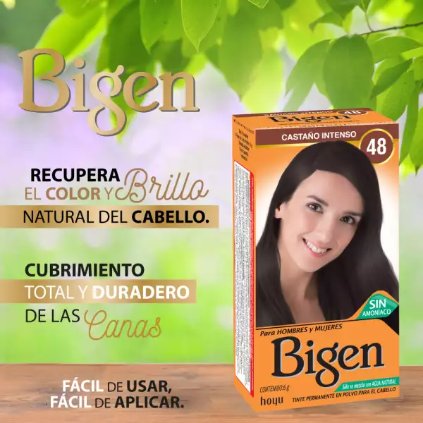 TINTE BIGEN 48 CASTAÑO INTENSO