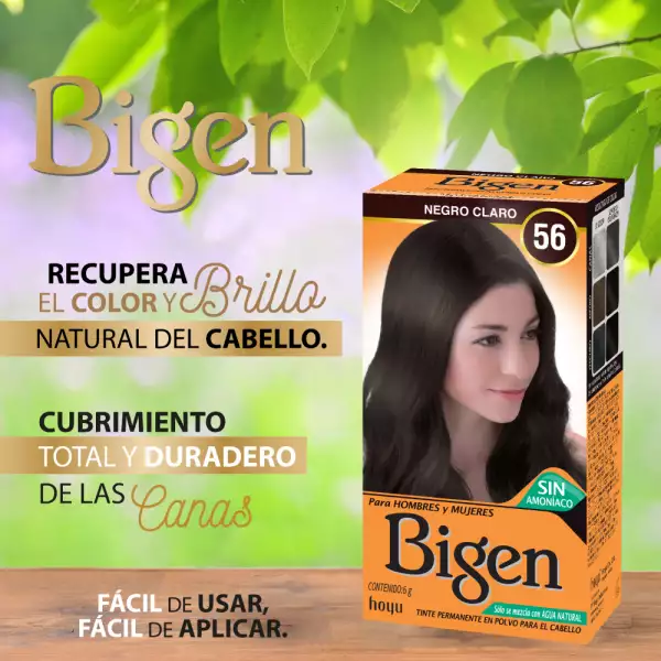 TINTE BIGEN 56 NEGRO CLARO