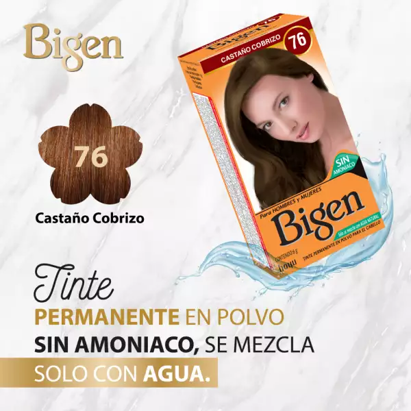 TINTE BIGEN 76 CASTAÑO COBRIZO