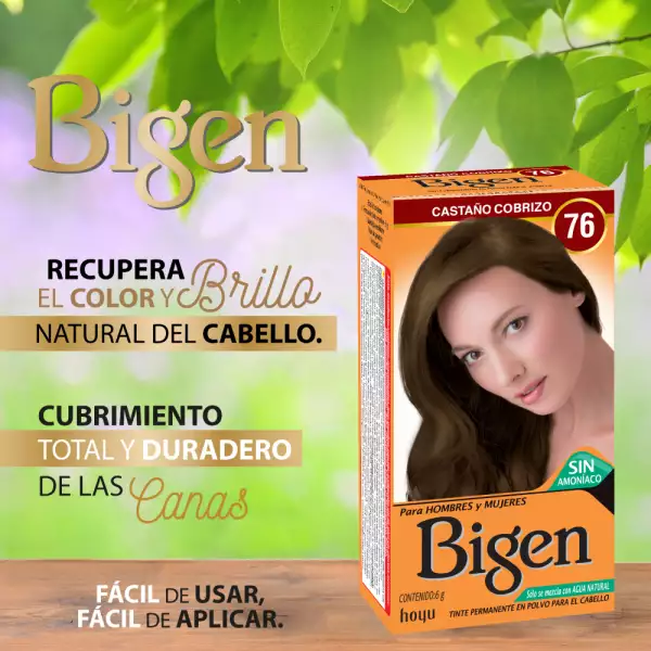 TINTE BIGEN 76 CASTAÑO COBRIZO