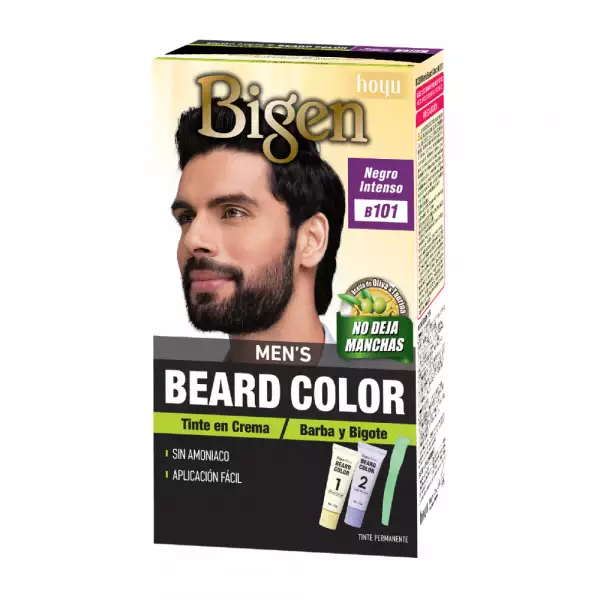 TINTE BIGEN MEN BEARD 101 NEGRO INTENSO