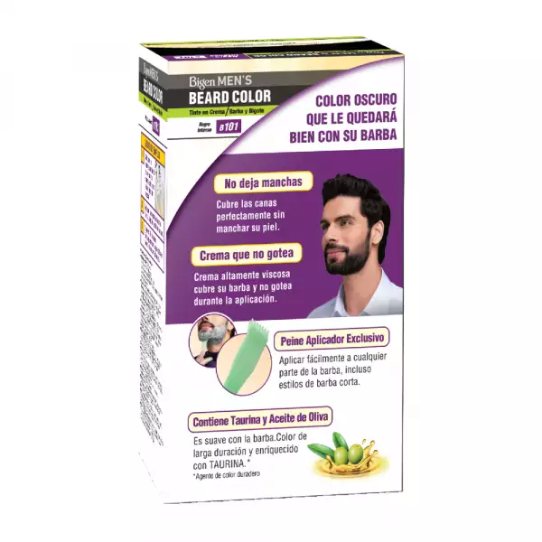 TINTE BIGEN MEN BEARD 101 NEGRO INTENSO