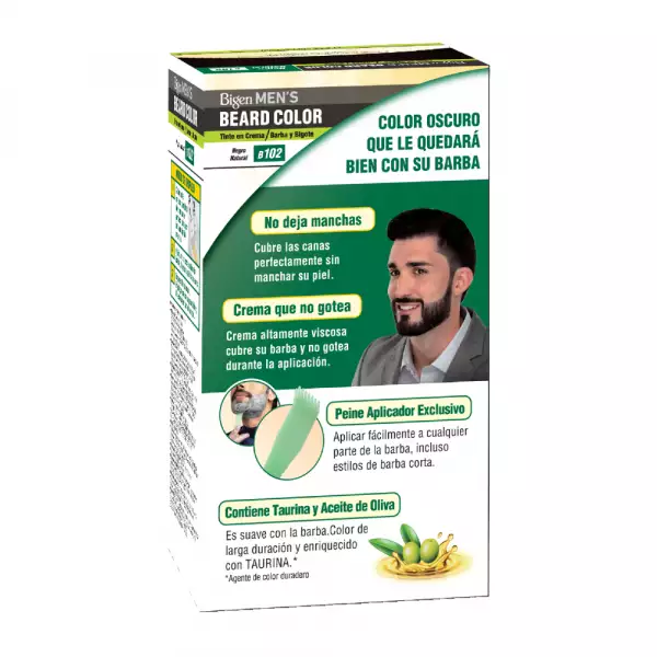 TINTE BIGEN MEN BEARD 102 NEGRO NATURAL
