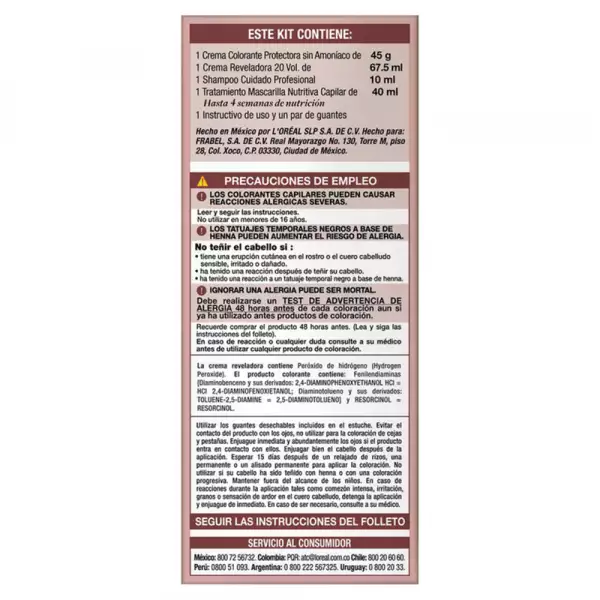 TINTE EXCELLENCE SIN AMONIACO No.7U RUBIO UNIVERSAL