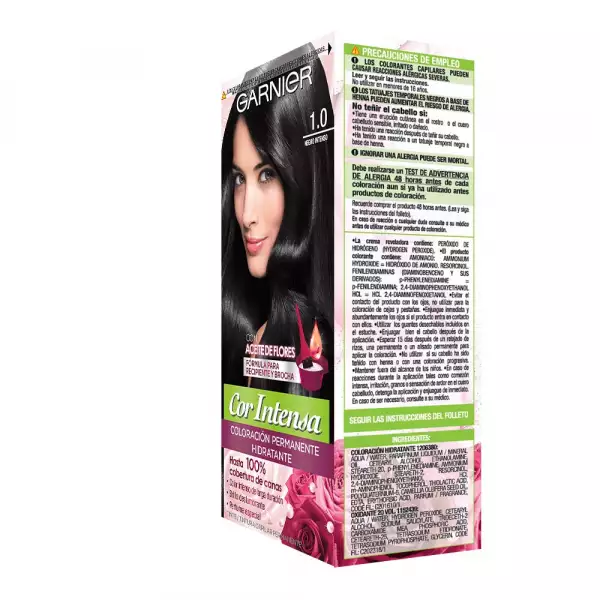 TINTE NUTRISSE COR INTENSA No.1.0 NEGRO INTENSO