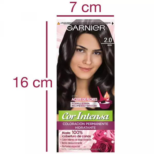 TINTE NUTRISSE COR INTENSA No.2.0 NEGRO