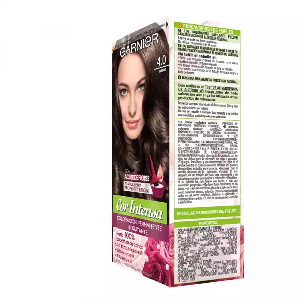 TINTE NUTRISSE COR INTENSA No.4.0 CASTAÑO