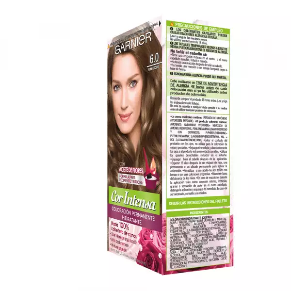 TINTE NUTRISSE COR INTENSA No.6.0 RUBIO OSCURO