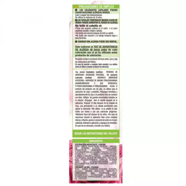 TINTE NUTRISSE COR INTENSA No.6.6 INETNSO