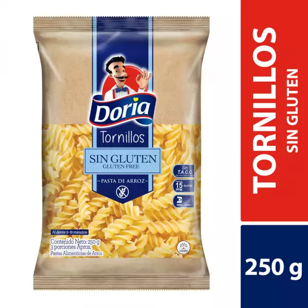 TORNILLOS DORIA SIN GLUTEN X 250gr