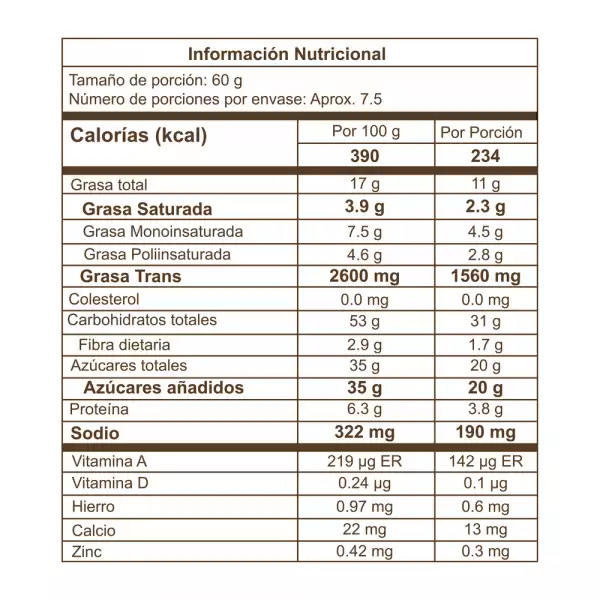 TORTA CORONA CHOCOLATE VETEADA X450g