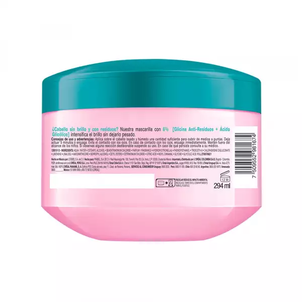 TRATAMIENTO ELVIVE GLYCOLIC CRYSTAL X300g