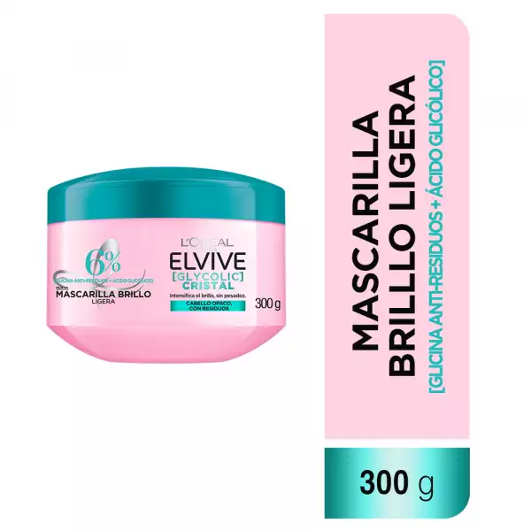 TRATAMIENTO ELVIVE GLYCOLIC CRYSTAL X300g