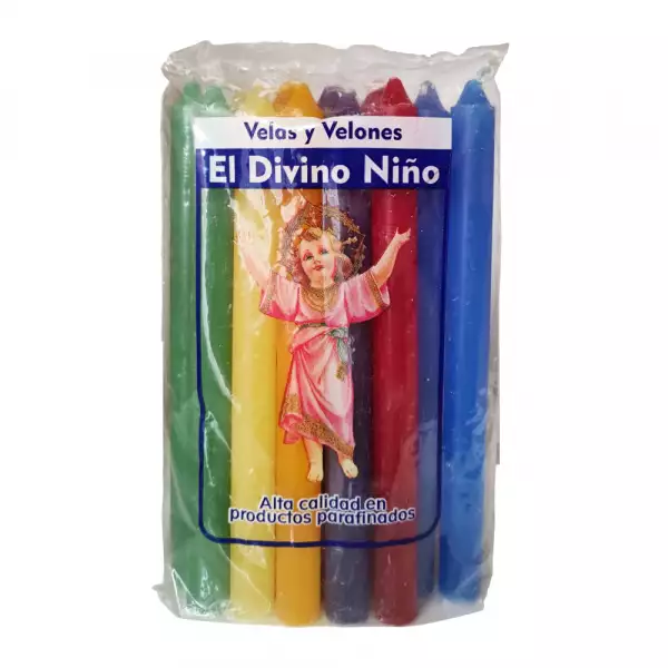 VELA LISA DIVINO NIÑO SURTIDO X12u