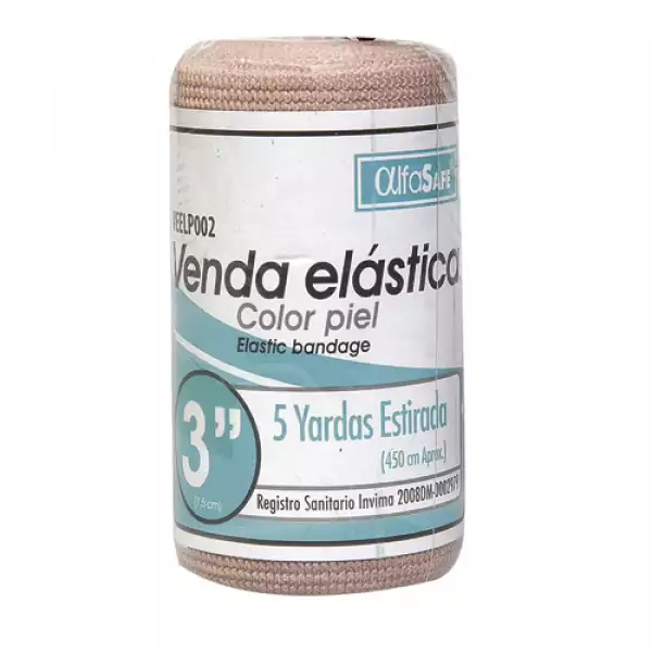 VENDA ELASTICA COLOR PIEL 3X5 ALFA