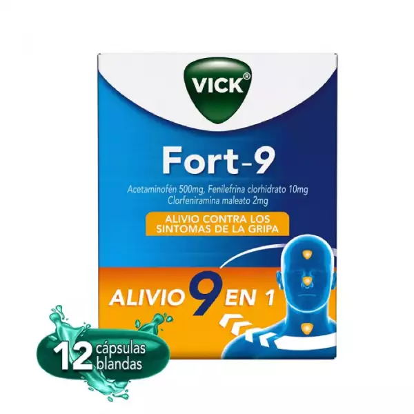 VICK FORTE 9 X12TABLETAS