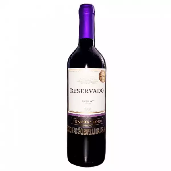 VINO RESERVADO MERLOT X750ml
