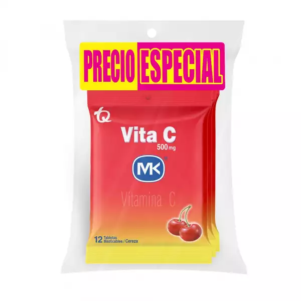 VITA C X500mg CER MK X12 TABLETAS X3 SOBRES PRECIO ESPECIAL