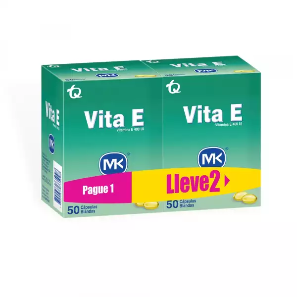 VITA E MK X50 TABLETAS PAGUE 1 LLEVE 2
