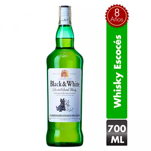 WHISKY BLACK  WHITE X700ml