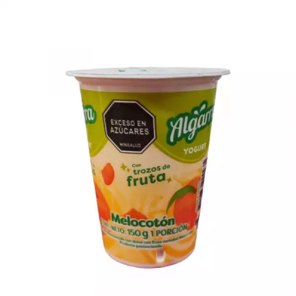 YOGURT ALGARRA MELOCOTON VASO X150g