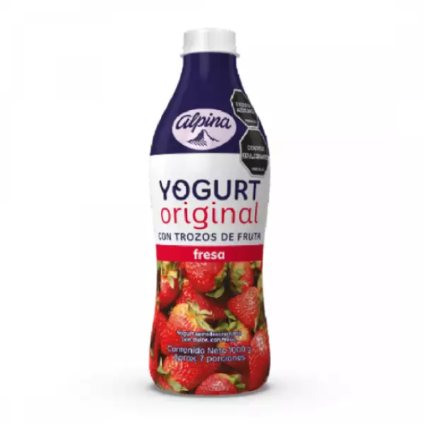 YOGURT ALPINA ORIGINAL GARRAFA FRESA X1000g