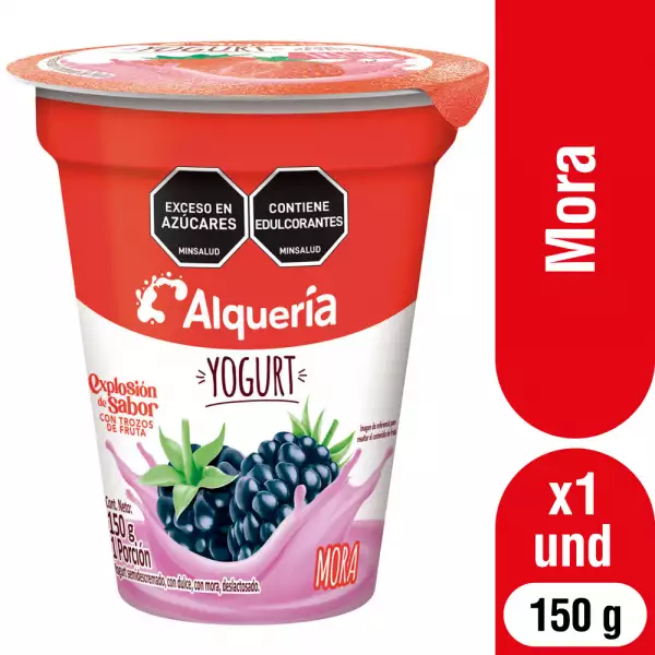 YOGURT ALQUERIA MORA VASOO X150g