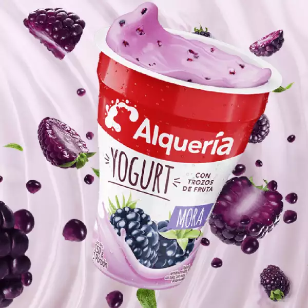 YOGURT ALQUERIA MORA VASOO X150g
