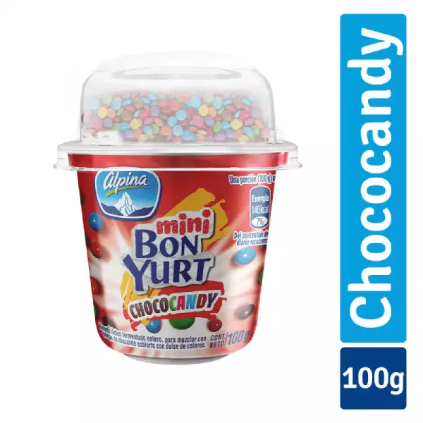 YOGURT CON CEREALES MINI BONYURT CHOCO CANDY X100g
