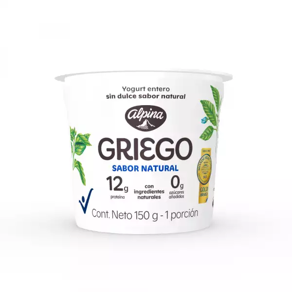 YOGURT GRIEGO ALPINA NATURAL X150g